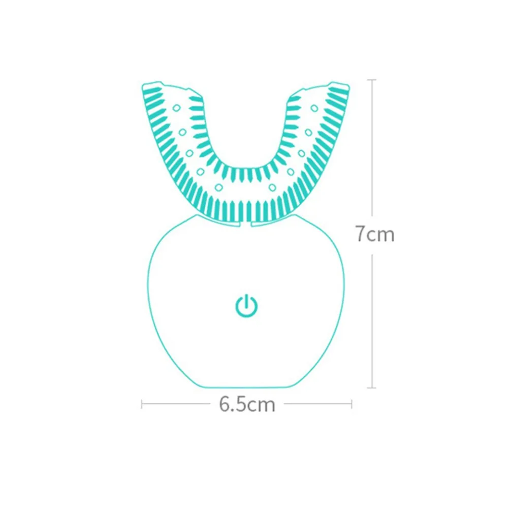 360 градусов Беспроводная зарядка ленивый автоматический Sonic силиконовая электрическая зубная щетка