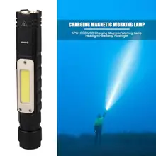 XPG COB светодиодный налобный фонарь, USB фонарь, уличный,, прочный, с регулировкой на 360 градусов, рабочий фонарик, охотничий налобный фонарь
