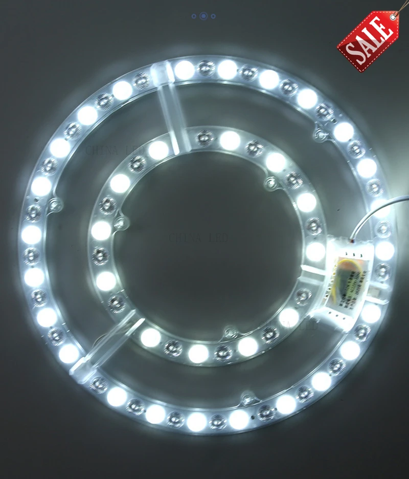 Новинка светодиодная кольцевая панель 12 Вт 18 24 36 48 72 круглая световая 220-240 В