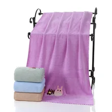 Сильное водопоглощающее Коралловое бархатное банное полотенце высокой плотности мягкое банное полотенце с мультяшной аппликацией