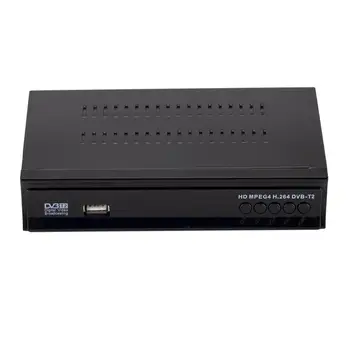 

DVB-T2 TV Tuner Terrestrial Receiver DVB S/S2 Digital Satellite Receiver Support H.265 AC3 Dobly TV Box R25