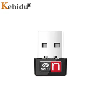 

Kebidu Mini USB Wi-Fi Adapter 2.4G Network Card Antenna Receiver MT7601 WiFi Adapter 150Mbps For PC USB Ethernet WiFi Dongle