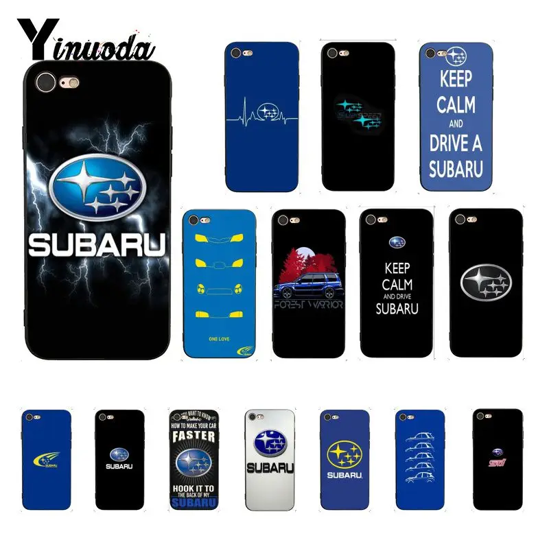 

Yinuoda Subaru TPU Soft Silicone Phone Case Cover for iPhone 8 7 6 6S Plus 5 5S SE XR X XS MAX Coque Shell Fundas Capa