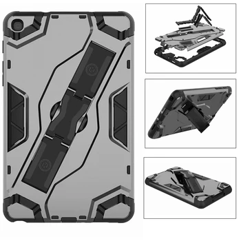 

For Samsung Tab A 8.0 P200 P205 Tablet Case soft+hard Shockproof Protection Stand Tablet Cover with Portable Handle shell + film