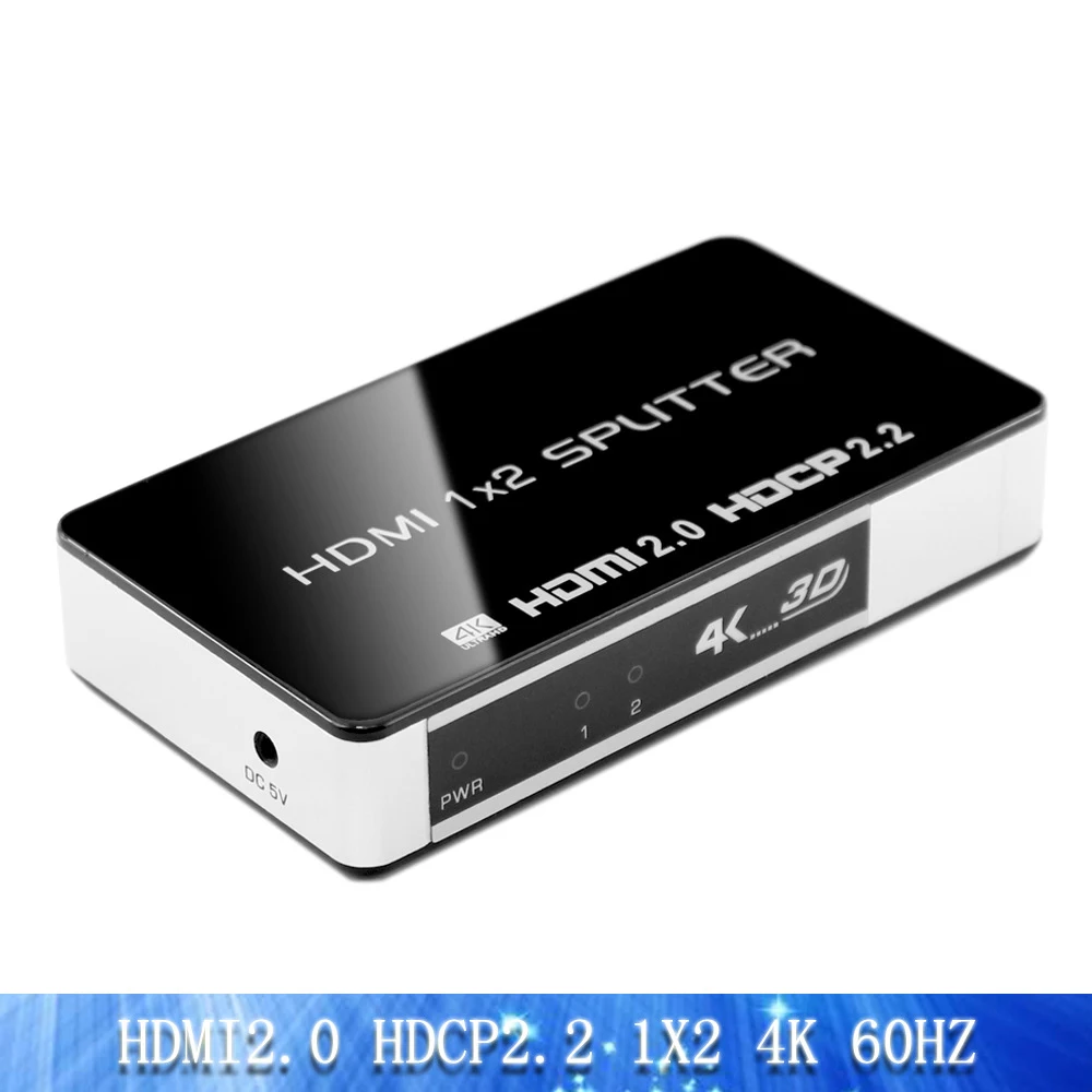 4K Hdmi 2,0 сплиттер 1X2 Hdmi 2,0 сплиттер 4K x 60Hz видео сплиттер