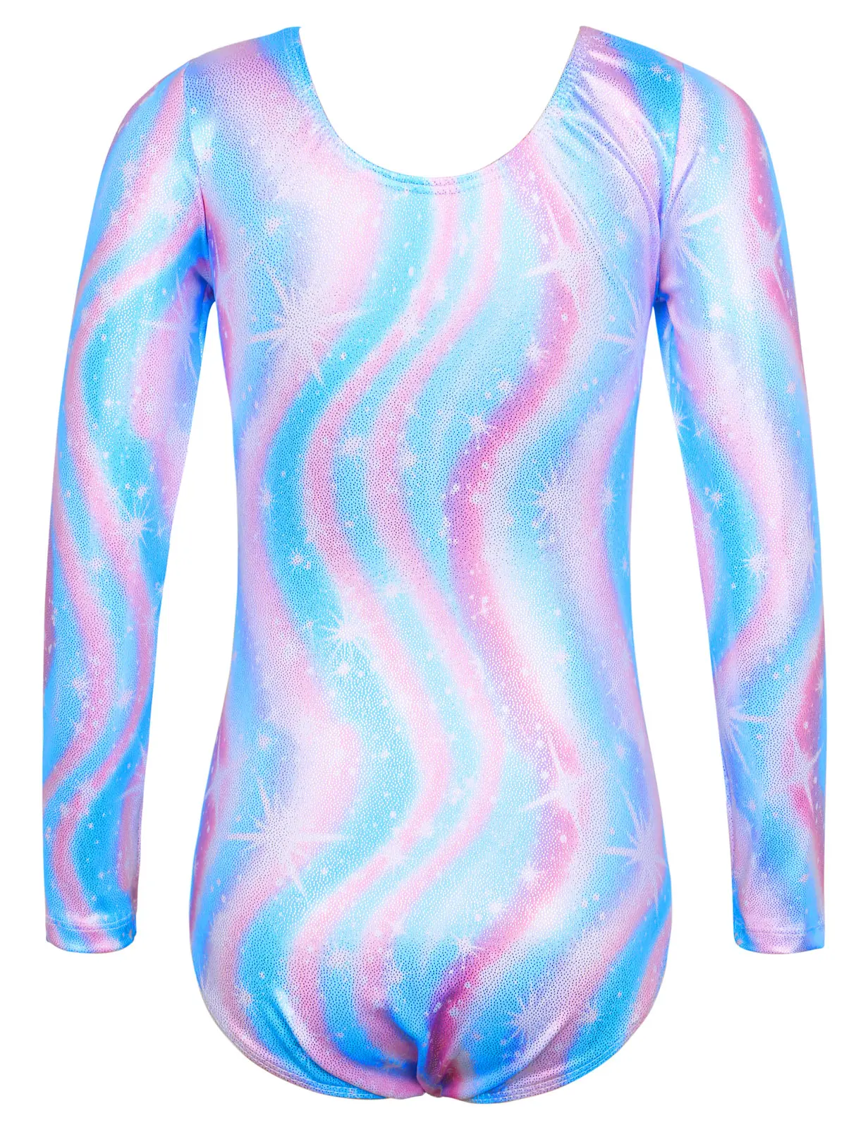 BAOHULU Original Long Sleeve Ballet Leotard Toddler Girls Cartoon Pattern Gymnastics Leotard Fitness Ballet Dance Costumes