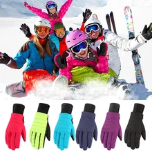 Высокое качество зимние уличные спортивные лыжные перчатки женские водонепроницаемые теплые ветрозащитные зимние перчатки NCM99