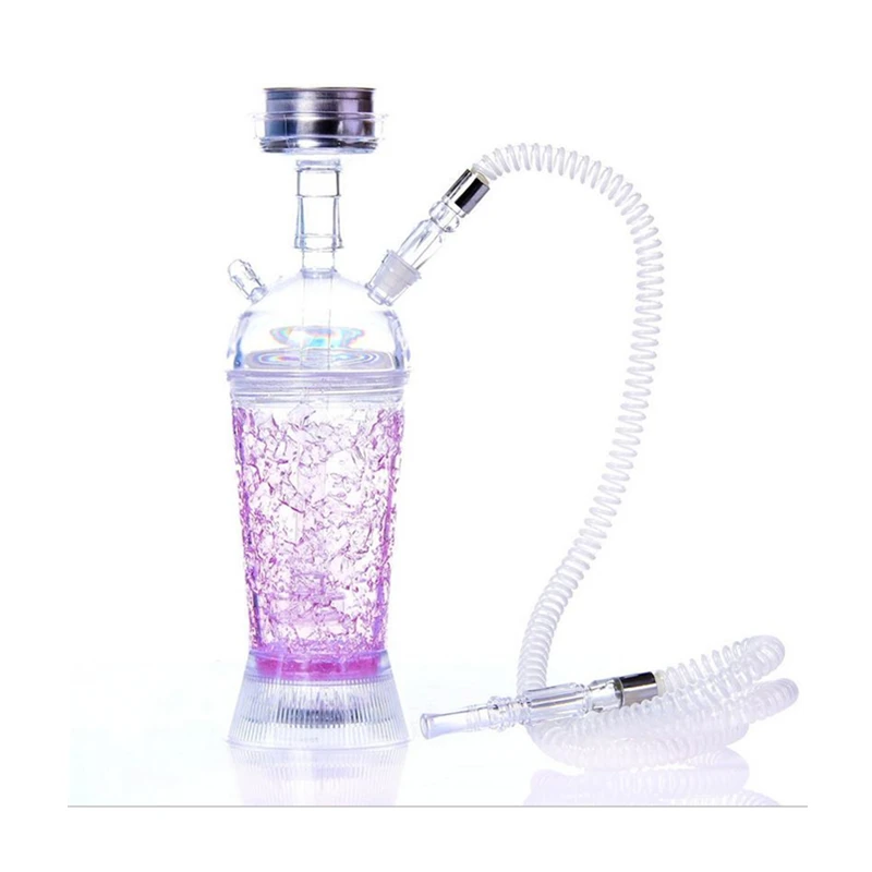 Led 5 цветная акриловая трубка кальян наргиле Completo Chicha кальян арабский кальян набор кальян водяные аксессуары бар домашние Вечерние