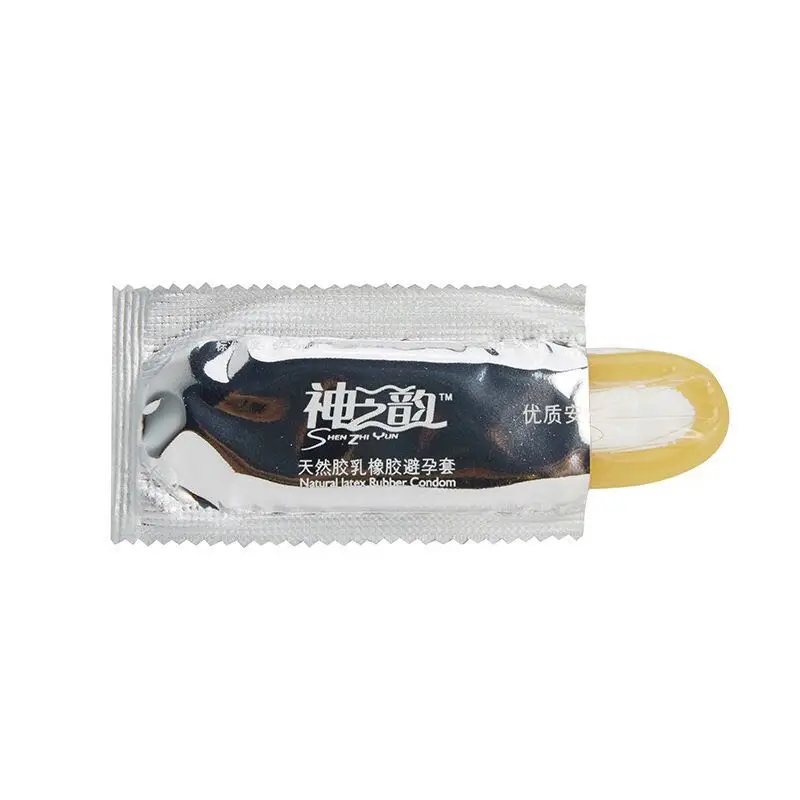3PCS/lot Natural Latex Condoms Large Oil Penis Smooth Lubricated Extender Condom for Men Safer Contraception Sex Toys AC 2