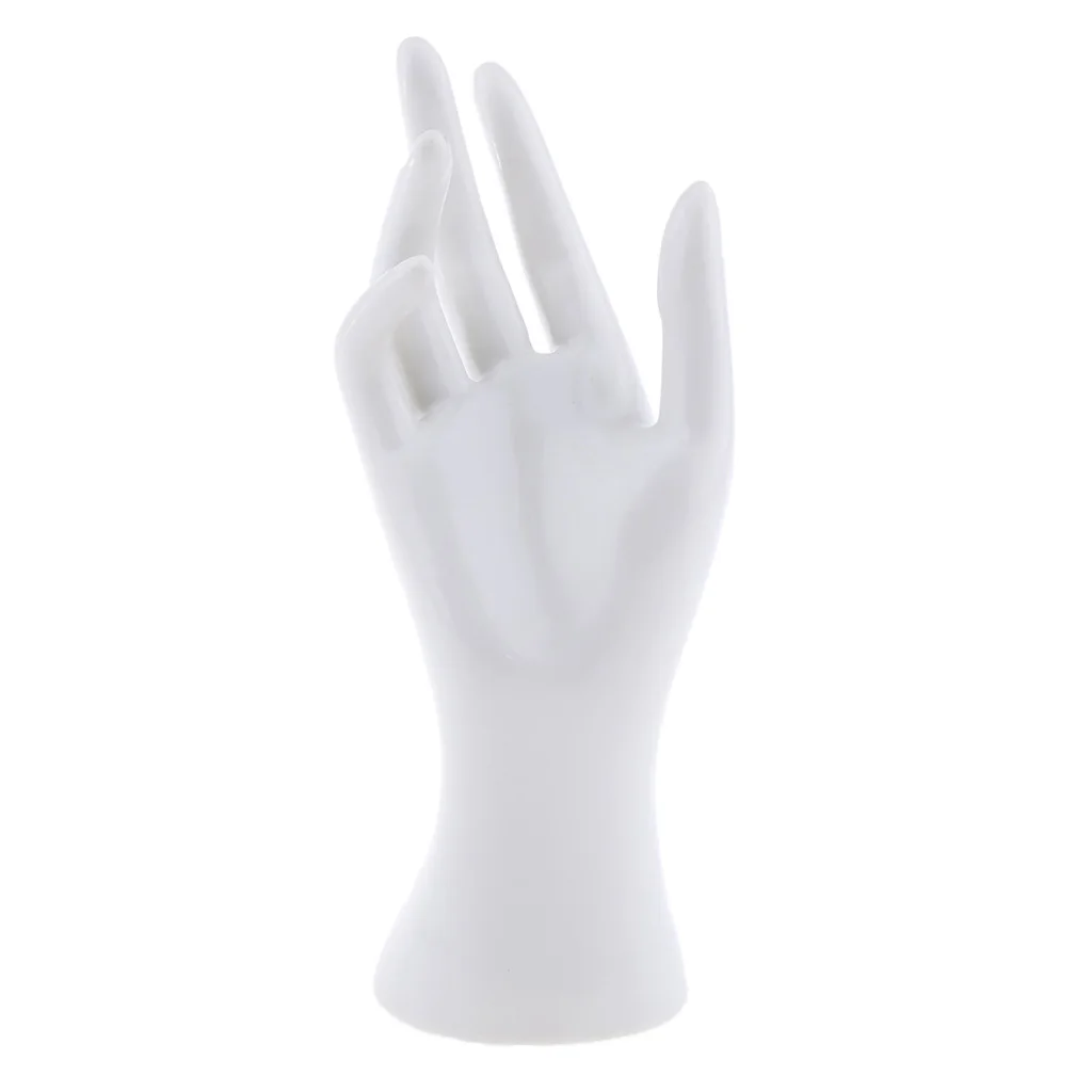 Velvet Necklace Bust Jewelry Pendant Display Stands Holder + Mannequin Hand