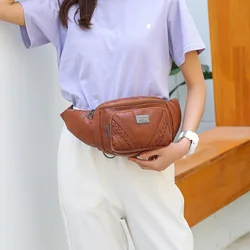 Fashion versatile multipurpose messenger bag women's light simple soft leather chest trend large capacity leisure shoulder bag