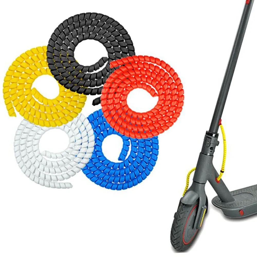 

1m Line Organizer Protection Spiral Wrap Winding Cable Wire Protector Cover Tube for XIAOMI M365/PRO Electric Scooters