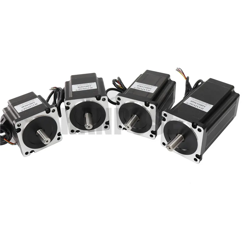 NEMA 34 шаговый двигатель с ЧПУ 86X118 мм 8,0 N. m 6A D14mm Nema34 шаговый двигатель 1240Oz-in для гравировального станка с ЧПУ высокий крутящий момент