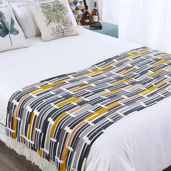 

Modern and simple style room decoration blanket bed and hotel bed towel set blanket b131