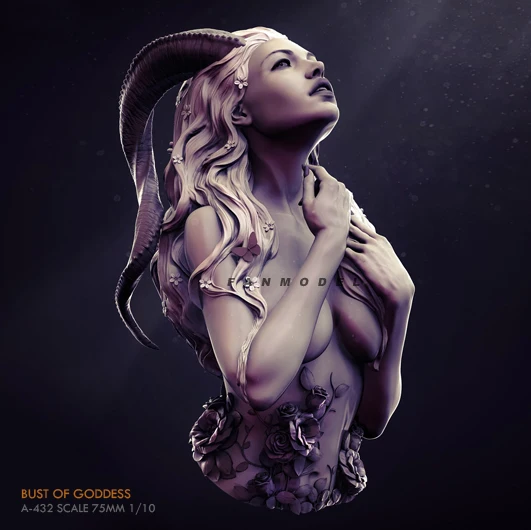 

Коллекция 1/10 года, Статуэтка из смолы в виде бюста, наборы моделей, игрушка «сделай сам», бесцветная и самособранная искусственная кожа