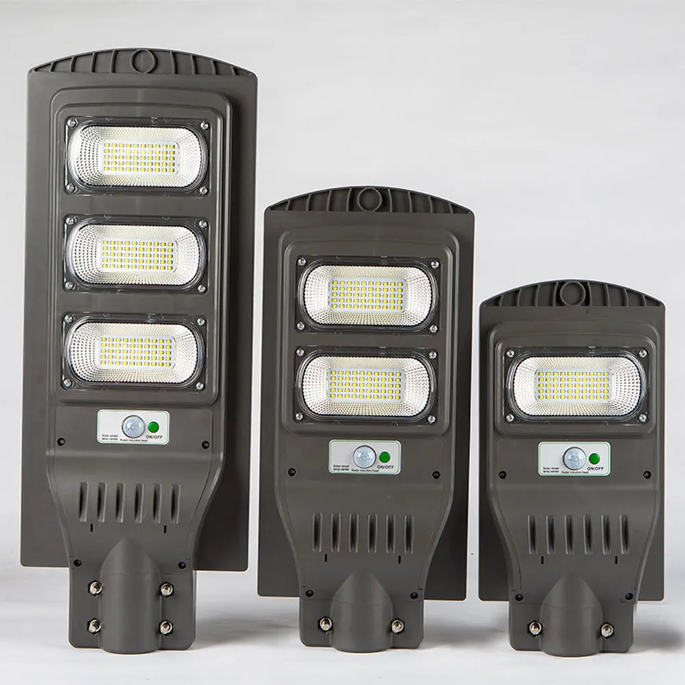 

30/60/90W LED Wall Lamp IP65 Solar Street Light Radar Motion Constantly Bright Induction Solar Sensor Remote Control New O8