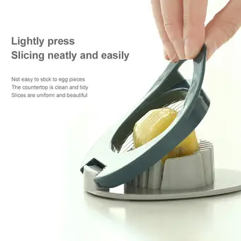 

Egg Cutter Multifunctional Fruit Slicer Boiled Egg Slicer Section Cutter Mold Flower Edges Gadgets Kitchen Supplies