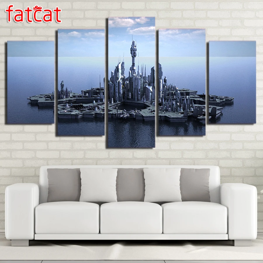 5 Piece Canvas Art Stargate Atlantis