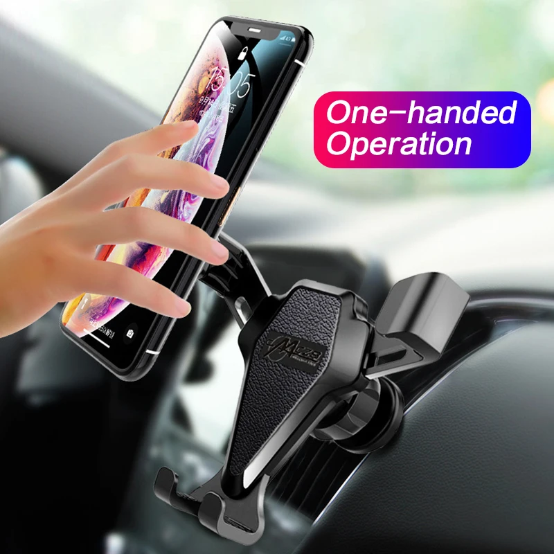 

Car Gravity Holder Outlet Mobile Phone Bracket Car Air Vent Mount Stand Navigation Panel Instrument Panel Sucker Support New