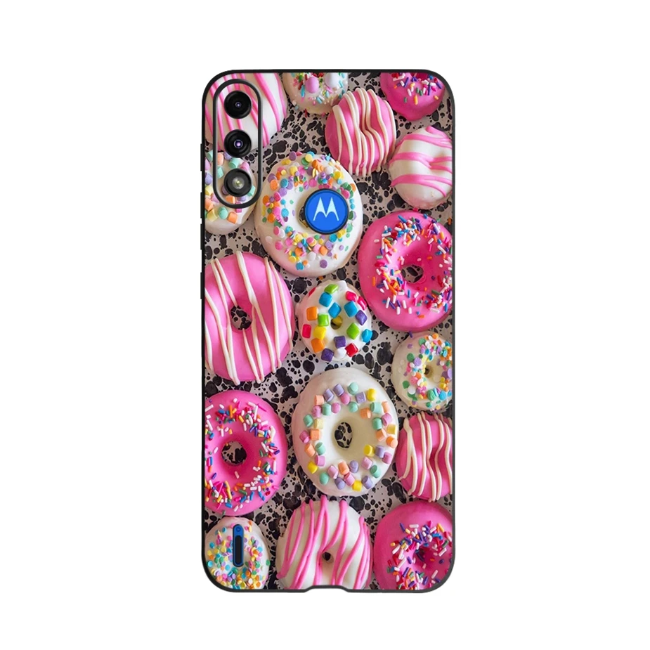Durable Silicone Phone Back Cover - Soft TPU Protection for Motorola Moto E7 Series