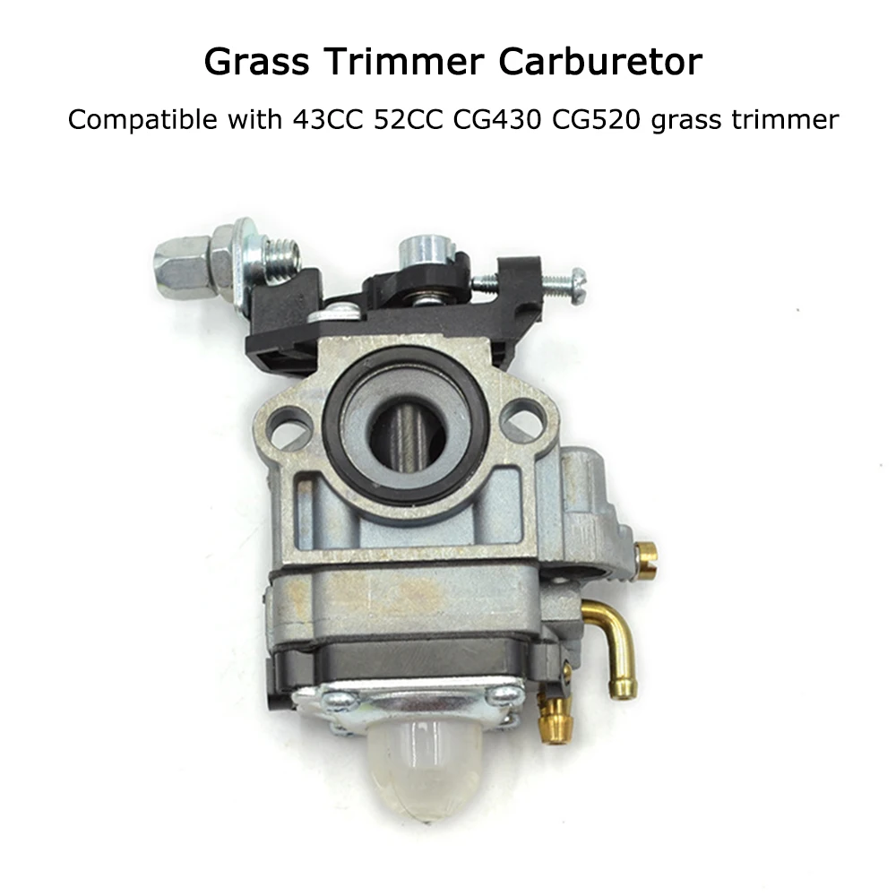 Триммер карбюратор для 43CC 52CC CG430 CG520 карбюратор части 430/520 Запчасти для Пожирателей сорняков