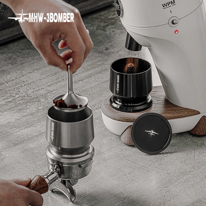 MHW 3BOMBER Coffee Blind Shaker 51-54/58mm Dosing Cup Espresso Portafilter Dosing Funnel Professional Home Barista Accessories