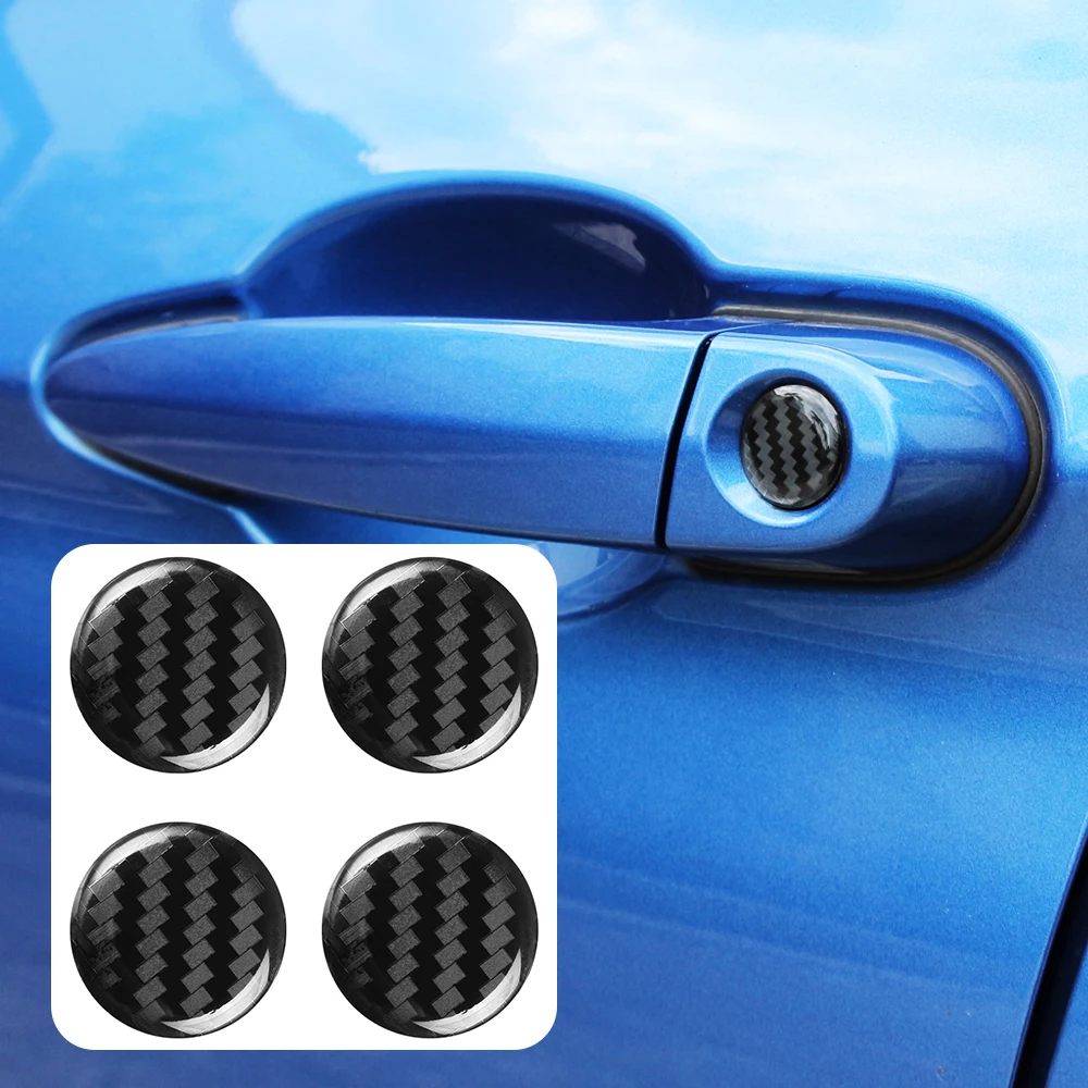 4Pcs Car Lock Stickers Keyhole Anti blocking Protection for renault