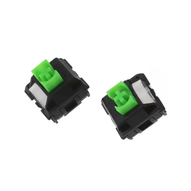 Зеленые RGB SMD переключатели Razer 2 шт. 3-контактные игровые механические для