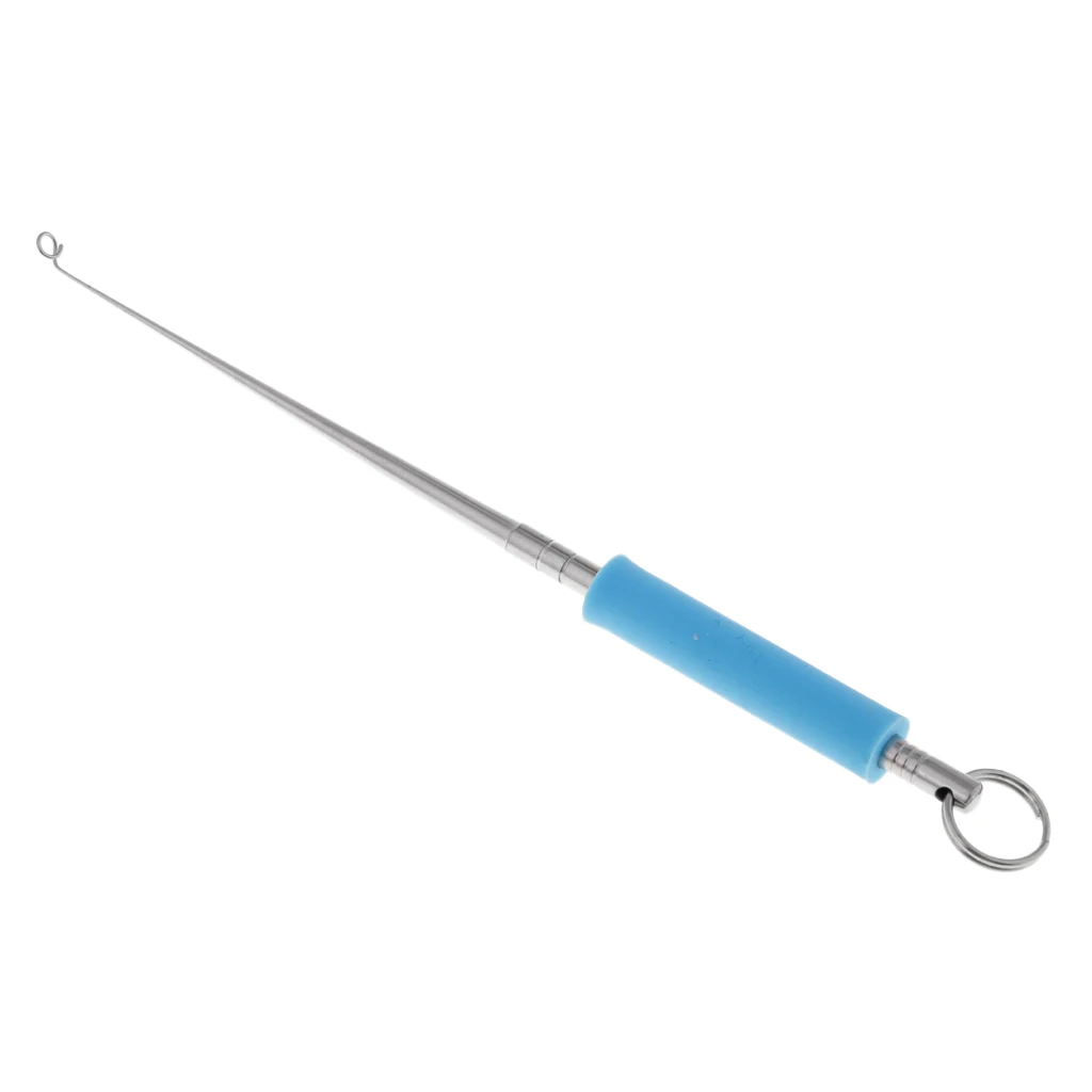 Stainless Steel Hook Remover Fish Hook Detacher Extractor Puller Anti-lost