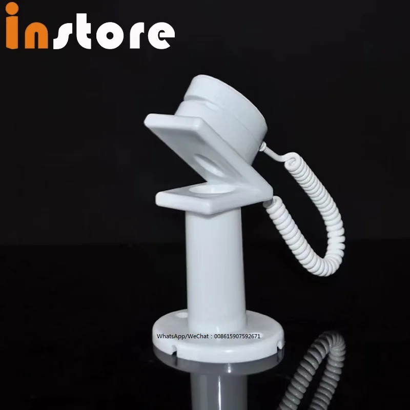 20 Pcs Mobile Phone Retractable Anti Theft Display Stand With Srping Cable