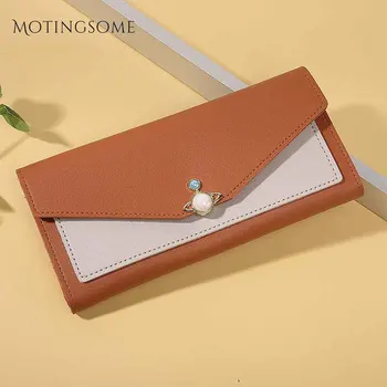 

Fashion Patchwork Style Women Wallets PU Leather Long Style Card Holder Clutch Coin Purses Ladies Money Bag Luxury Design 2020