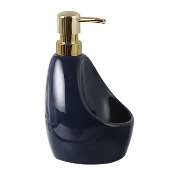

Practical Dual-use Liquid Soap Dispenser Ceramic Bathroom Ware Lotion Bottle Shower Gel Bottle Hand Sanitizer Bottle LF864