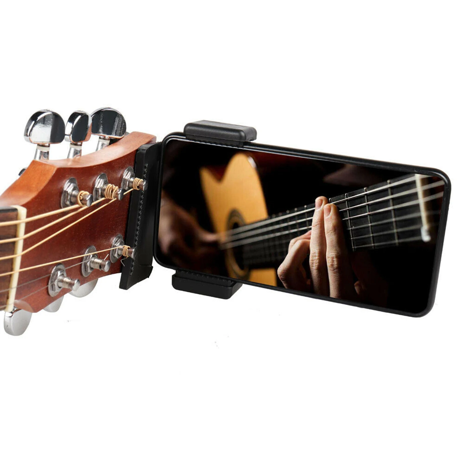 Mobile Phone Live Broadcast Bracket Stand Guitar Head Clip Holder Support Desktop Music Guitar Holder