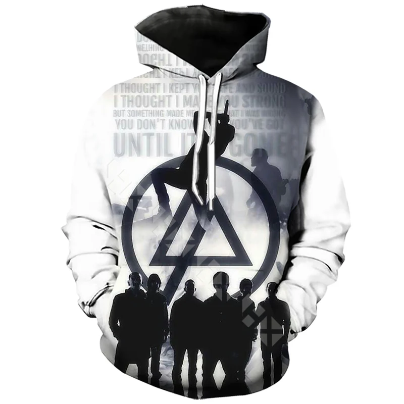 Hoodies 5 3D Толстовка с капюшоном, хип-хоп, мужские и женские топы, белый спортивный костюм, уличная одежда, свободная тонкая одежда, новая Толстовка с принтом, рок-группа, Linkin Park - Цвет: Hoodies 5