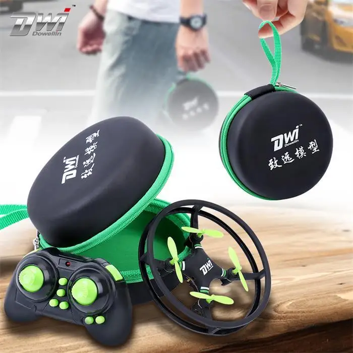 Green DWI D1 Мини Дрон 3D флипс один ключ возврат Безголовый режим H/L переключатель скорости портативный RC Квадрокоптер с светодиодный вспышкой - Цвет: Green
