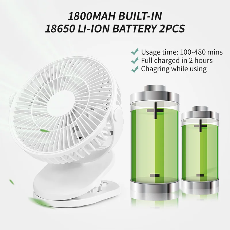 USB 데스크 선풍기, 수직 및 클립 선풍기, 충전식 미니 클립 선풍기, USB 전원 데스크 선풍기, 데스크 온 미니 클립 선풍기, 360 ° 회전