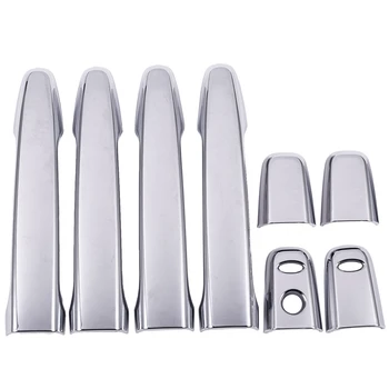 

4PCS Car Chrome Door Handle Cover Accessories with Smart Hole for Mitsubishi Outlander 3 Iii 2 Ii 2006-2018
