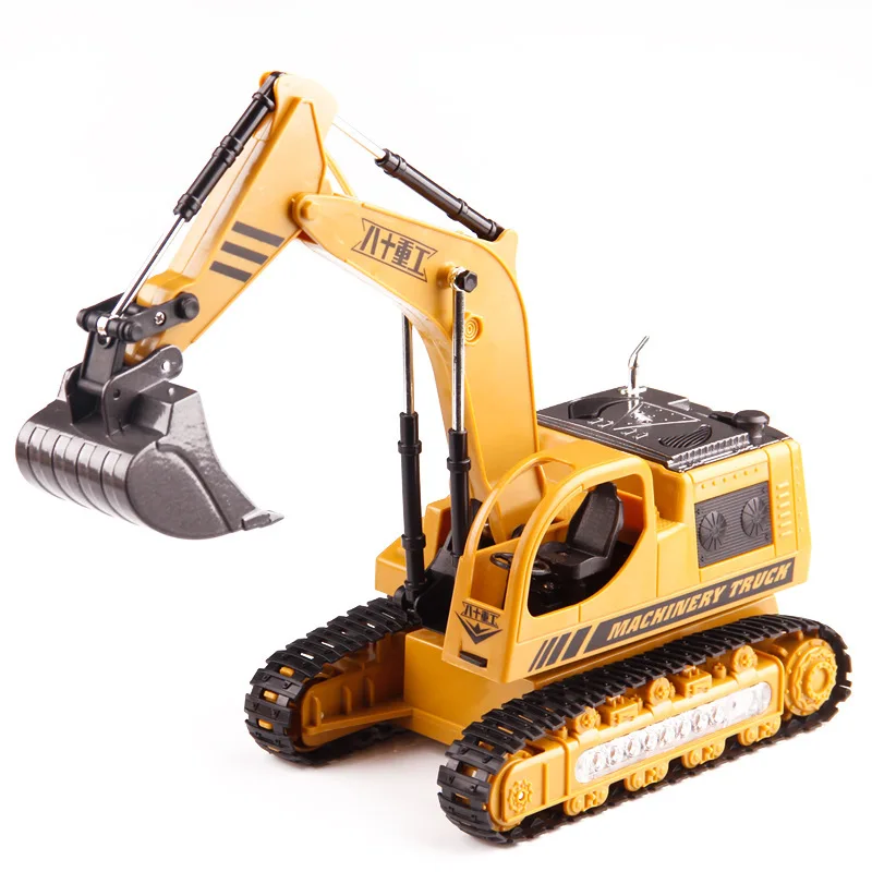 

678 Eighty Industrial Remote Control Engineering Vehicle Toy Excavator Remote Control Bottom Bracket Model Alloy Engineering Veh