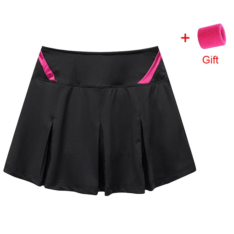 Спортивная теннисная юбка быстросохнущая Свободная Женская - Цена: 666,63 - 840,86 руб.