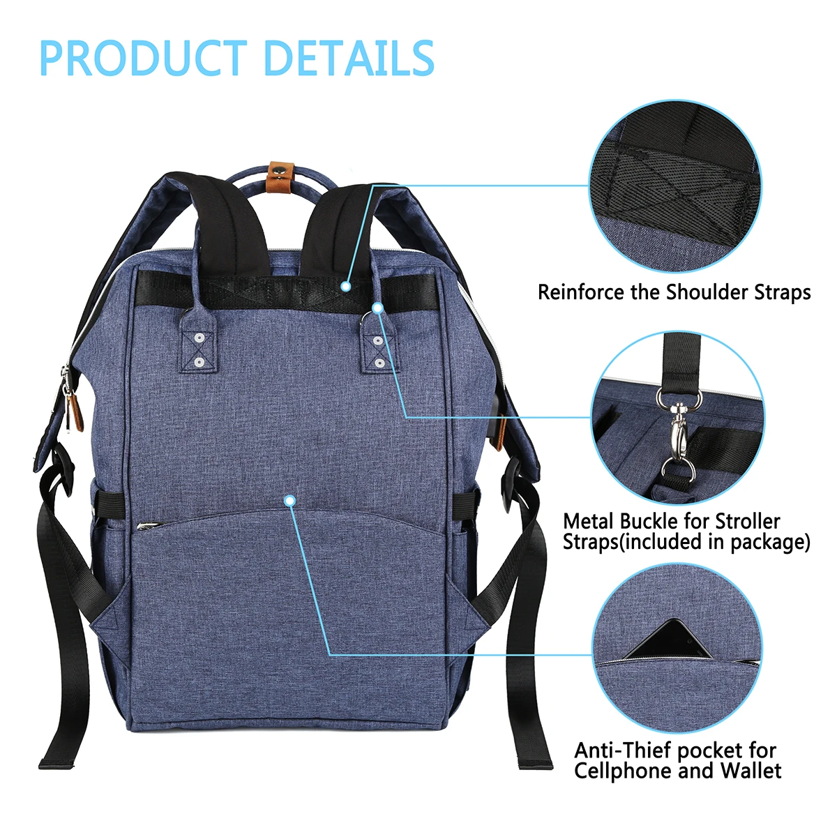 Детские пеленки сумка Мама Коляски Сумки USB большой емкости водонепроницаемый подгузник сумка наборы Мумия Материнство путешествия рюкзак кормящих сумка