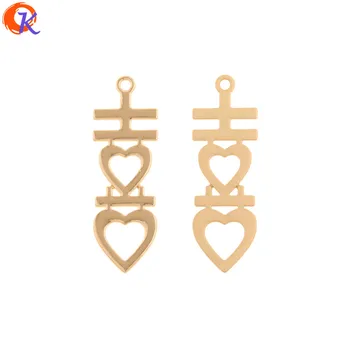 

Cordial Design 100Pcs 13*39MM Jewelry Accessories/Charms/Earring Connectors/Heart Shape/DIY Making/Hand Made/Earring Findings