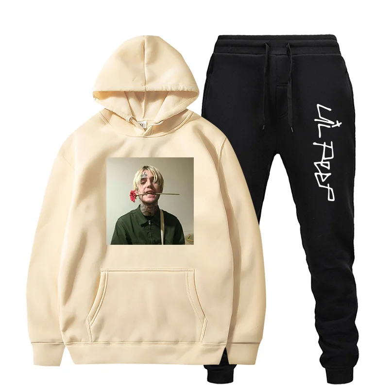 RIP Lil, толстовки с капюшоном, свитшот, для женщин и мужчин, Cry Baby Love Lil. Peep Sudaderas, пуловер, комплект из 2 предметов, мужской, женский спортивный костюм