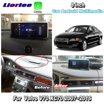 

Liorlee For Volvo V70 XC70 2007-2016 Car Android Carplay GPS Navi maps Navigation Player Radio Stereo Media HD Screen No CD DVD