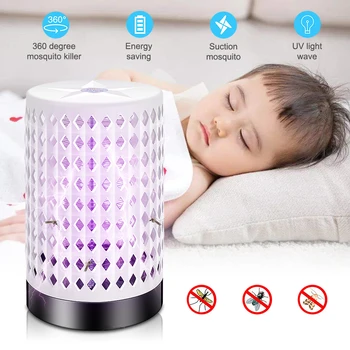 

Electric UV Mosquito Killer Lamp LED Bug Zapper Lamp Eco-friendly Repellent Lamp Bedroom Office Mosquito Trap Killer Light New