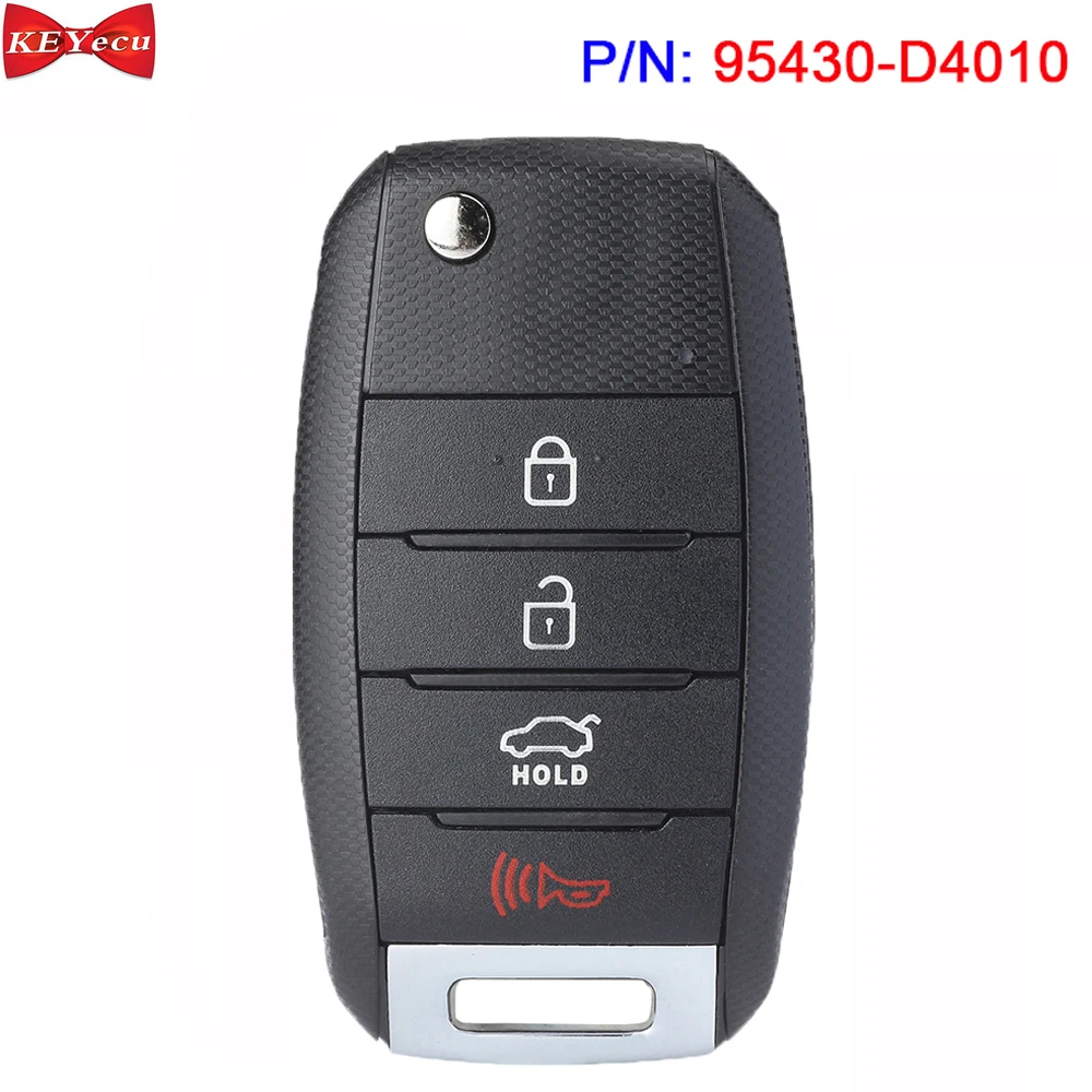Details about   Oem 2016-19 Kia Optima flip key keyless entry remote fob  SY5JFRGE04 4 buttons 