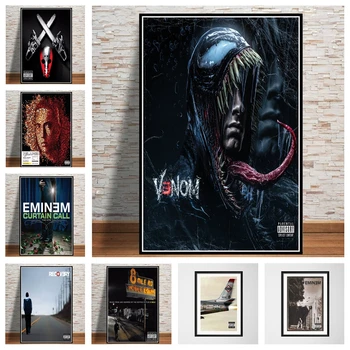 

The Eminem Show Kamikaze Rap Hip Hop Music Album Star Quality Canvas Painting Poster Living Bedroom Wall Art Home Decor Picture