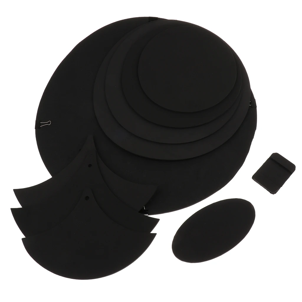 Барабаны Mute Silencer Drum Set Mute Silencer Hi-hat Cymbal Mute Practice Pad