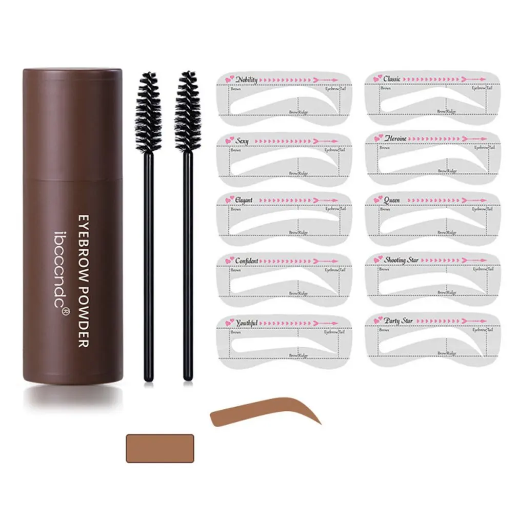 Eyebrow Pencil Styling Set Waterproof Seal Make-up Hairline Trimming Stick With Brush Card | Красота и здоровье