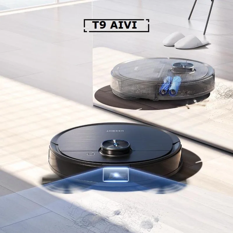 2021 New Ecovacs Deebot T9 Aivi Robot Vacuum Cleaner Super Suction