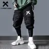 11 BYBB'S oscuro desmontable Multi-Bolsillo pantalones de los hombres Harajuku ropa informal estilo Hip Hop pantalón Hombre Pantalones elásticos de cintura Techwear ropa hombre ► Foto 1/6